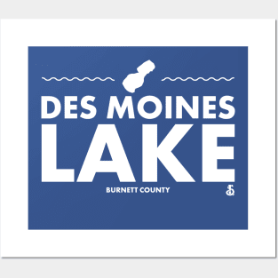 Burnett County, Wisconsin - Des Moines Lake Posters and Art